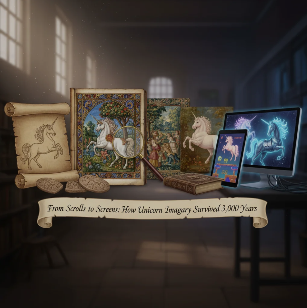 From Scrolls to Screens: How Unicorn Imagery Survived 3,000 Years