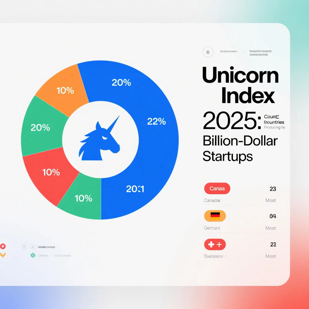 Unicorn Index 2025: Countries Producing the Most Billion-Dollar Startups
