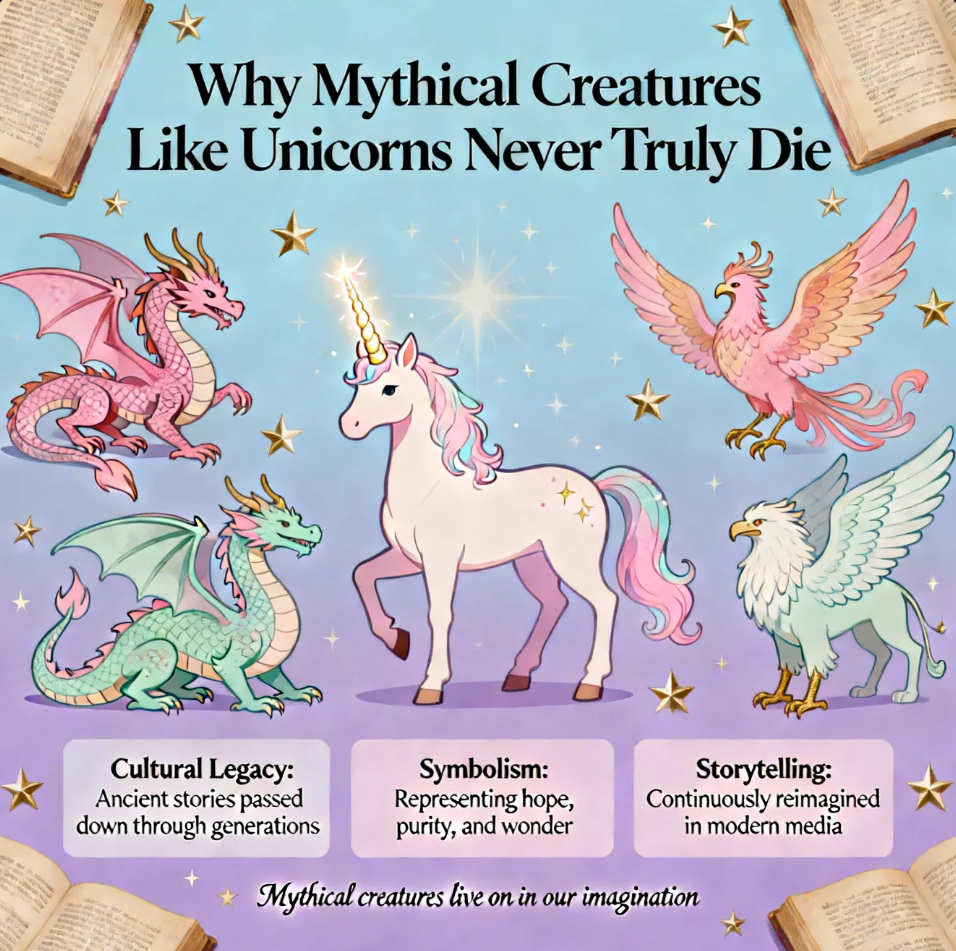 Why Mythical Creatures Like Unicorns Never Truly Die