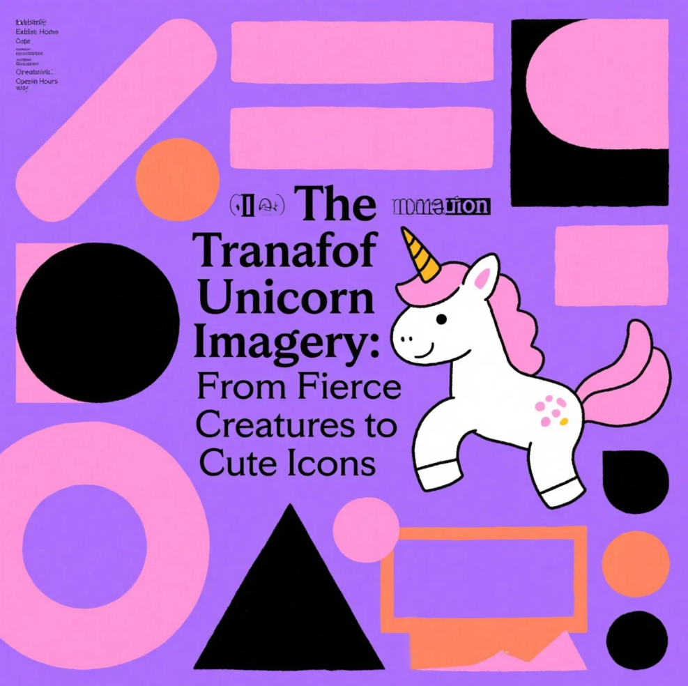 The Transformation of Unicorn Imagery: From Fierce Creatures to Cute Icons